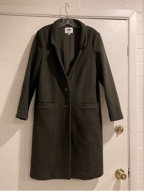 Old Navy Dark Green Long Coat